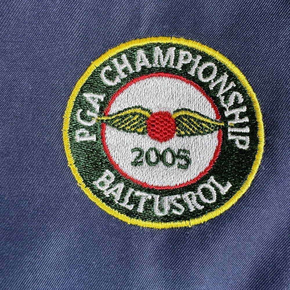 Antigua PGA Championship Baltusrol 2005 1/4 Zip Navy Pullover Women's SIze Large - Picture 6 of 11